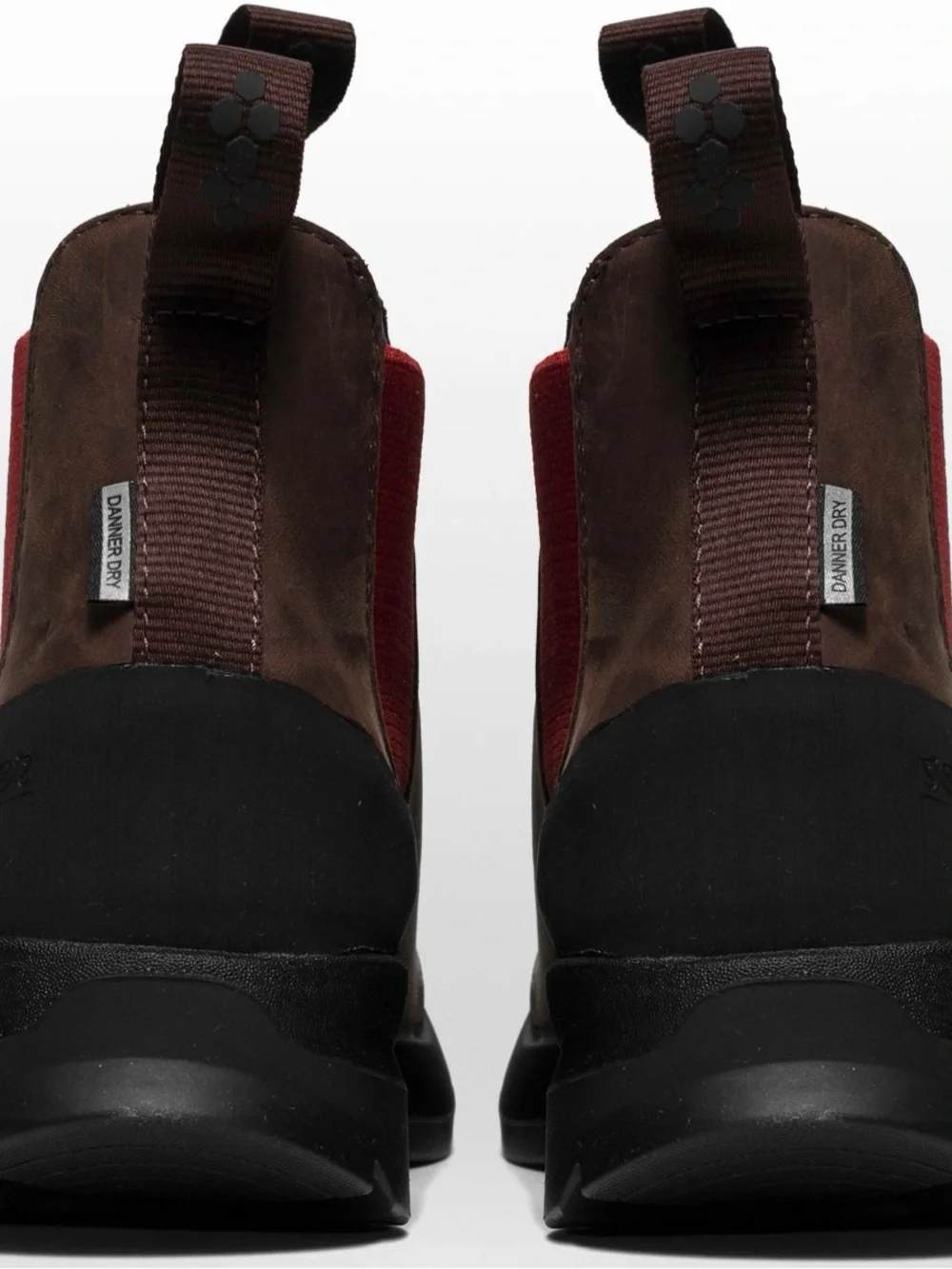 Danner Pub Garden Chelsea Boots Brown and Red Oiled Leather Waterproof 8.5